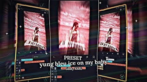 ALIGHT MOTION PRESET 9 -16 ♥️// YUNG BLEU ICE ON MY BABY 😎🔰