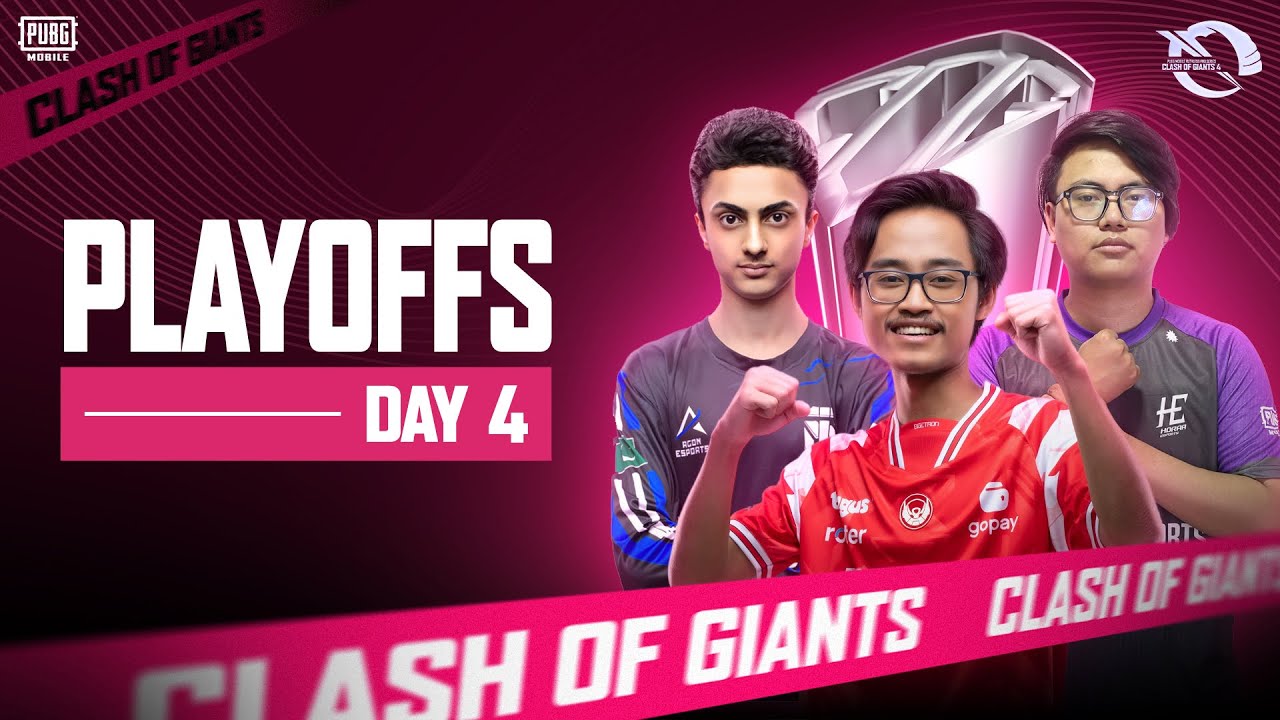 ID PUBG MOBILE RUTHLESS CLASH OF GIANTS SEASON 4 PLAYOFFS DAY 4 FT  HORAA  AE  I8  BTR  DRS
