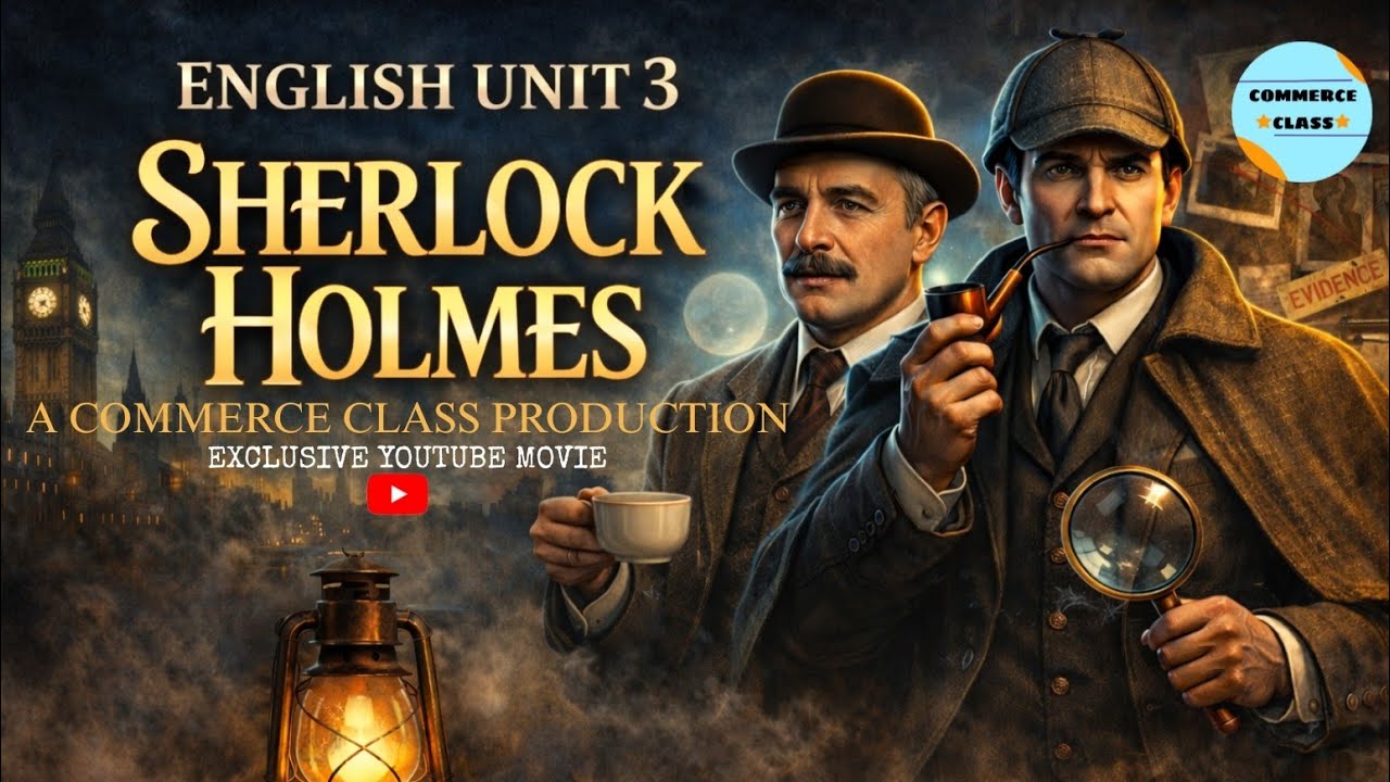 Mr. Sherlock Holmes | Unit 3 | Consulting Detective | English | Sem 1 | Stories for Kids in Hindi