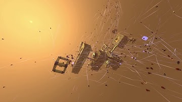 Avoyd 6DOF FPS Voxel Game - Stress test flythrough