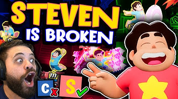 Steven Strikes Again | Multiversus Steven Universe Combo Video | STEVEN IS BROKEN, SORRY HUNGRYBOX