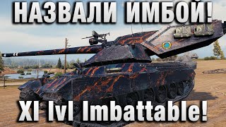 картинка: ЭТОТ ТАНК НАЗВАЛИ ИМБОЙ! НЕПОБЕДИМЫЙ 11 УРОВНЯ!