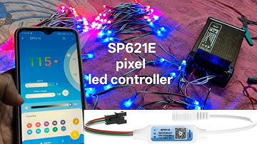 Pixel led Sp621e Bluetooth controller //LED light controller //technical experiment