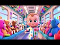 🚂🌟 **Adventurous Baby’s Train Ride | Fun Kids Song | Preschool Learning Video 🎉🌈**