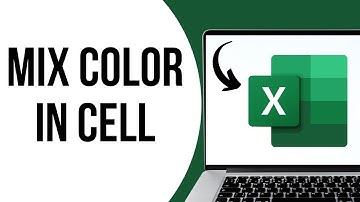 How to add two colors in one cell in Excel ?