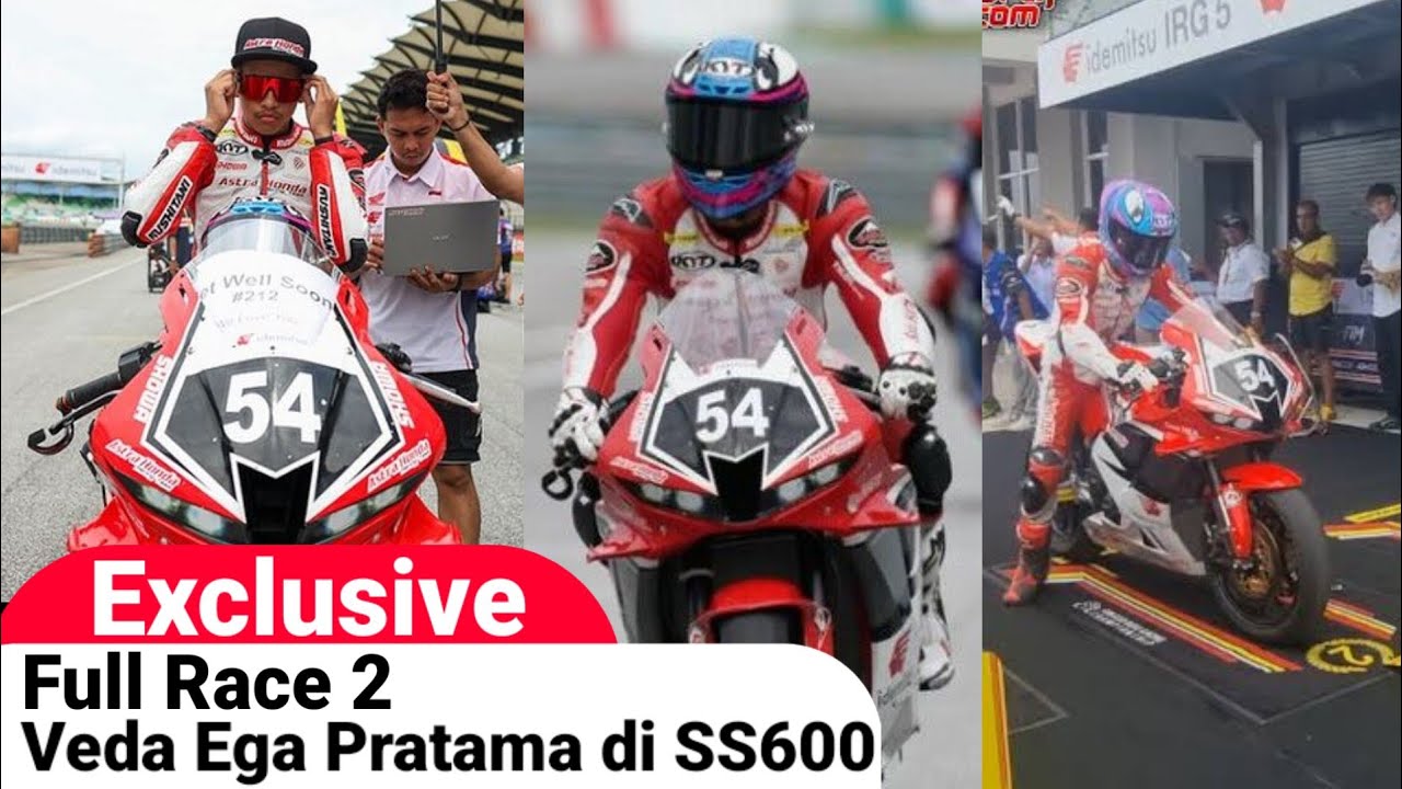 Full Race! Veda Ega Pratama Tampil Ganas di Kelas SS600