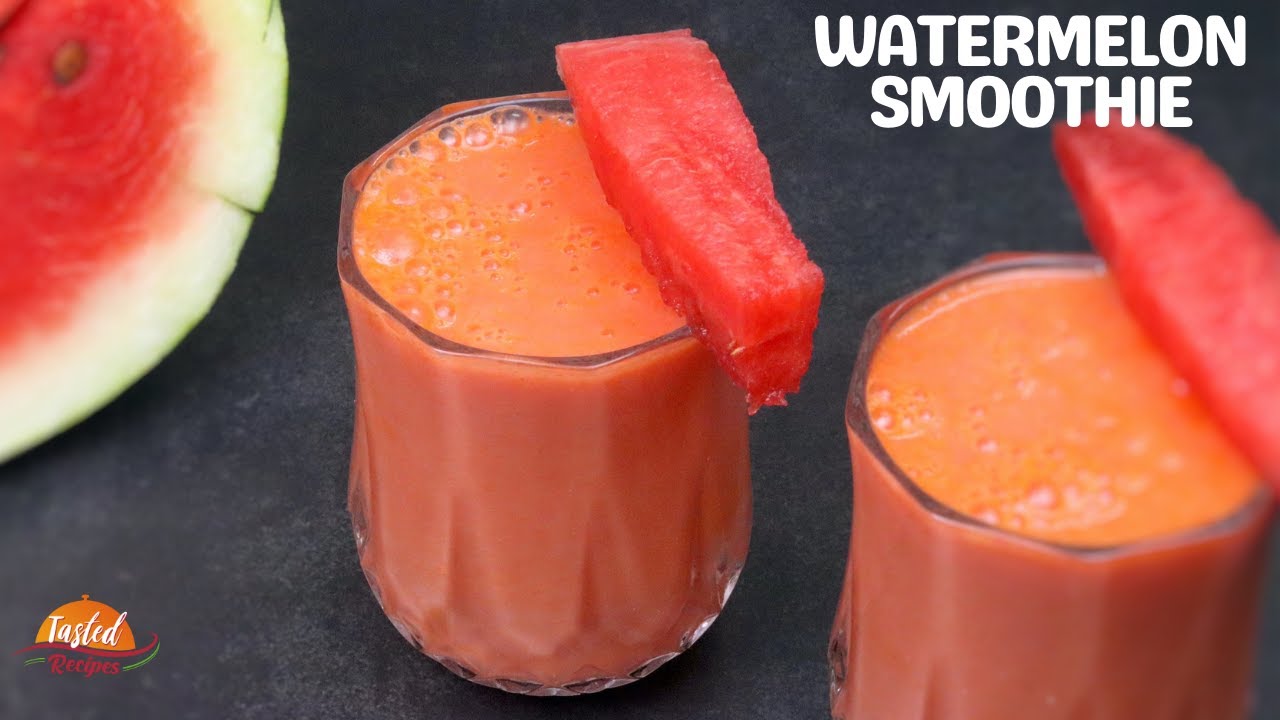 Watermelon Smoothie Recipe for Weight Loss | Tasted Recipes