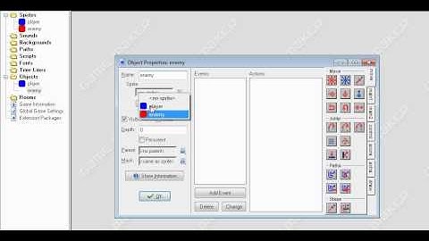 Game Maker 8 How to Make a Shooting Game (Part 1) tutorial 3