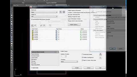 IN NHIỀU FILE AUTOCAD DÙNG LỆNH PUBLISH