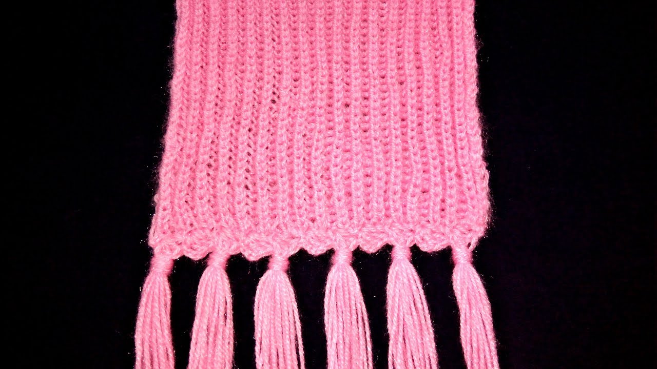 How To Knit A Scarf Muffler 2