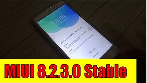 MIUI 8.2.3.0 Stable Update | Changelog & Improvements | Redmi Note 3