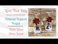 PIP | Wine Glass Snow Scene