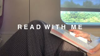 READ WITH ME on the ktx🚈 | background noise, real time, 30min, reading asmr