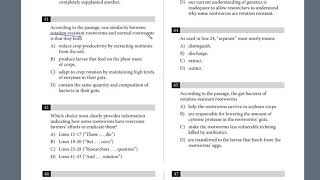 PSAT Test 2, Section 1, 39-43