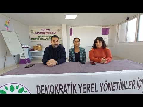 DEM Parti Adana İl Eşbaşkanı Mehmet Karakış Adana Yereline İlişkin Seçimlere Dönük Açıklama Yaptı.