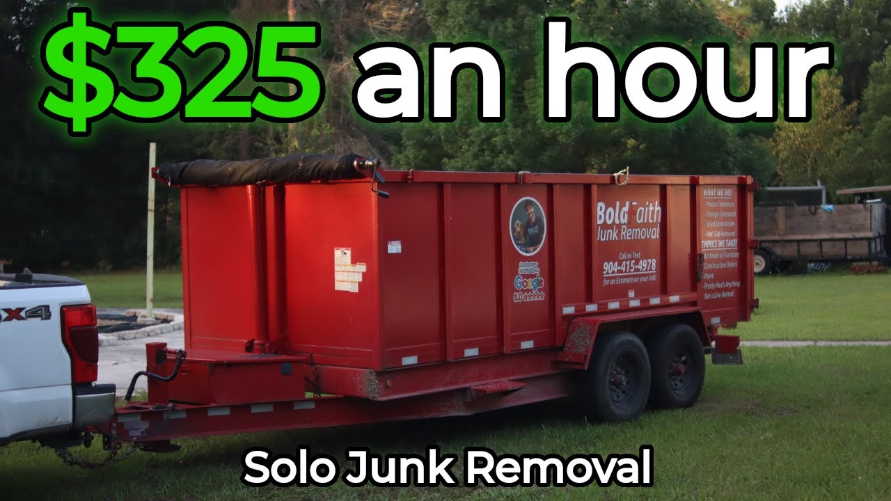 Сегодня я заработал 325 долларов в час, самостоятельно вывозя мусор!