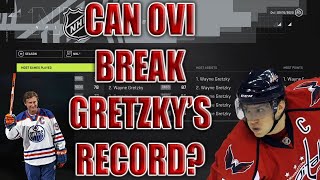 Is It Possible For Alex Ovechkin To Break Gretzky's Single Season Goal Record?  NHL 21