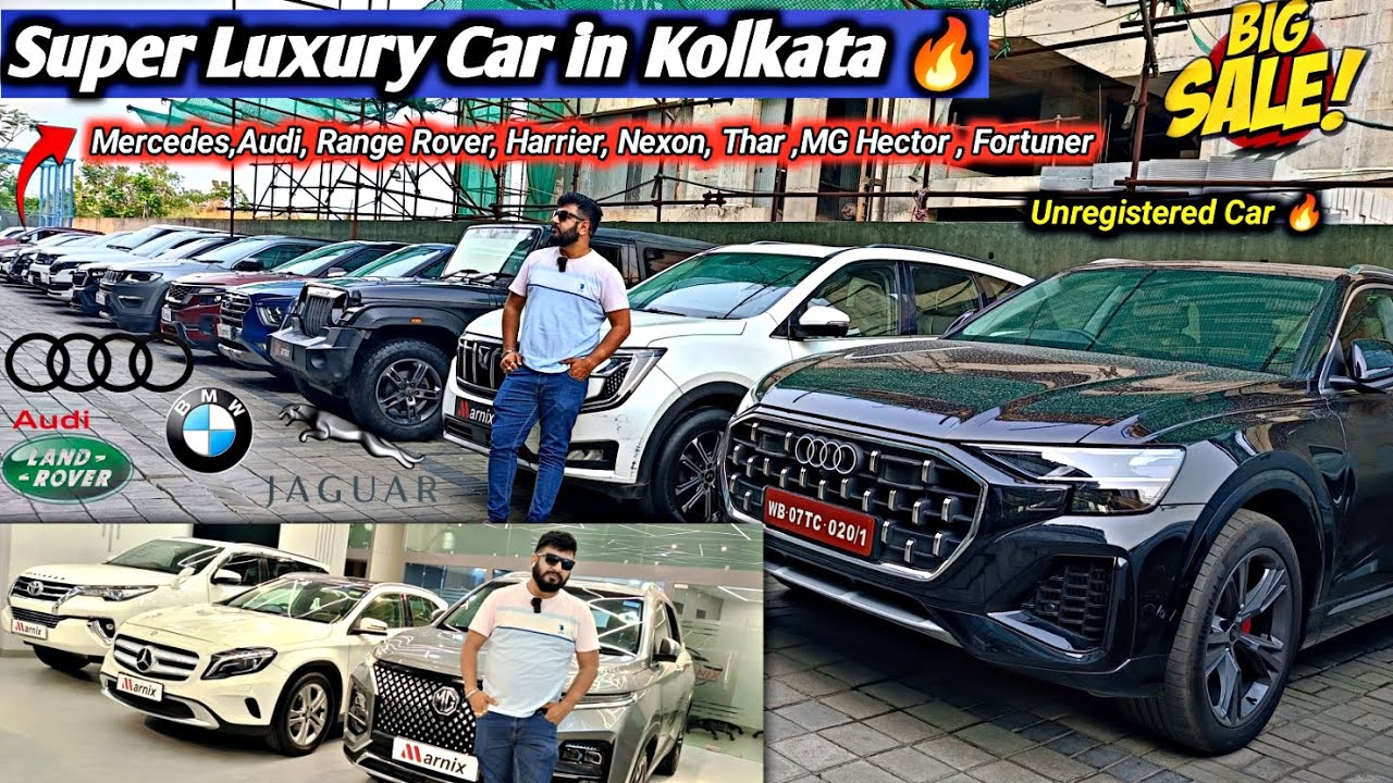 Super Luxury Cars in Kolkata🔥MG HECOTR,HARRIER,Nexon,Fortuner,BMW,Audi,XUV700, Range Rover | MARNIX