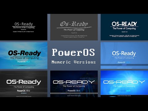 PowerOS Numeric Versions (1872-2102)