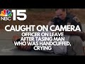 CAUGHT ON VIDEO: AL officer on leave after using stun gun on handcuffed and crying man - NBC 15 WPMI