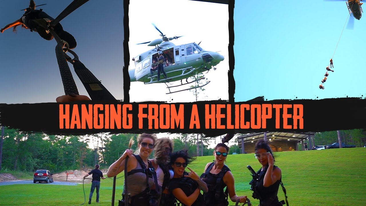 Hanging From A Helicopter Watching The Sunset | At Greystone