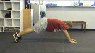 Abominal Exercise: Inchworm