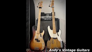 1950s Fender Precision Bass - 1954 vs 1958 - Andy's Vintage Guitars