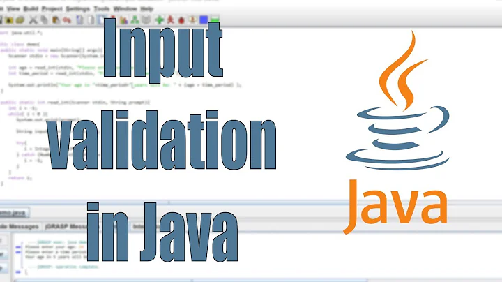 Integer and Float Input Validation with Java
