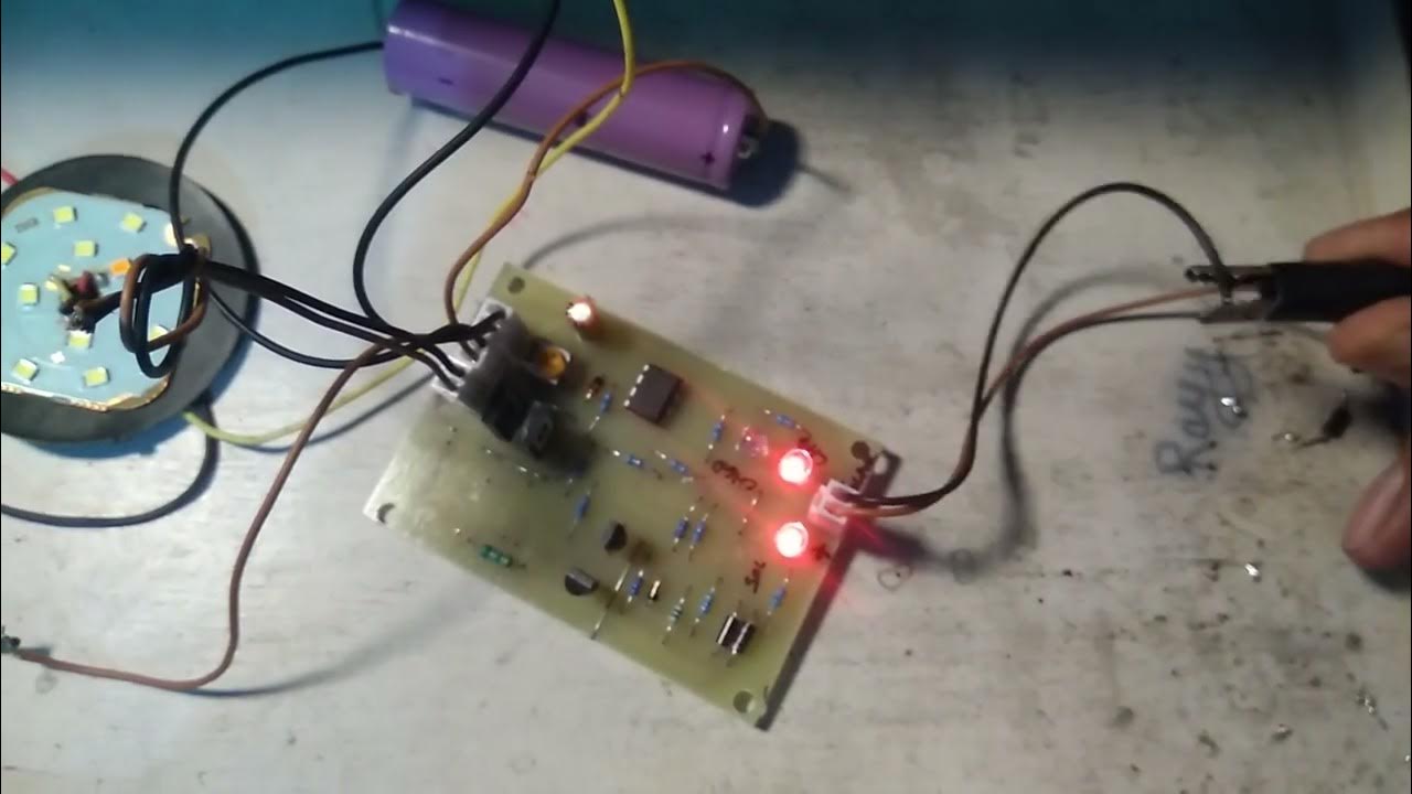 Solar Garden Light Circuit With Dusk To Dawn And Low/High Voltage