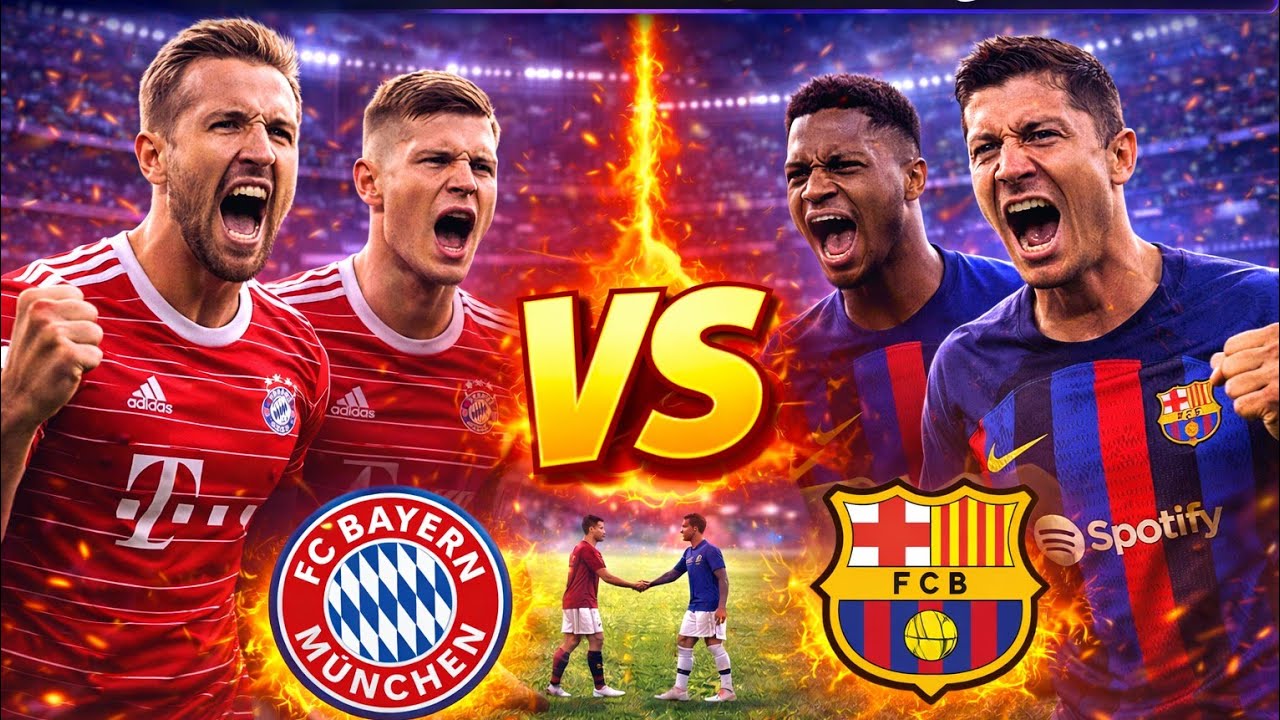Bayern München vs Barcelona 2v2 😤🔥 | FC24 w/ @jADELONERBOY