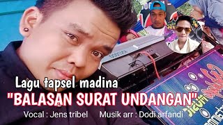 Lagu tapsel Balasan surat undangan RONY SAPUTRA ' COVER JENS TRIBEL