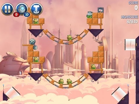 Angry Birds Star Wars 2 Level B4-8 Rise of the Clones 3 Star Walkthrough