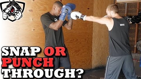 Snap Punches or Follow Through the Target?