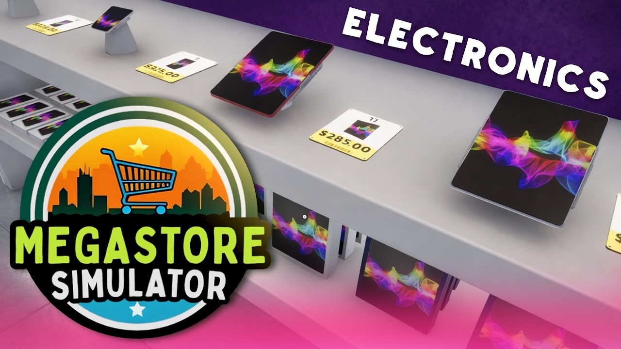 Electronic Gadgets Rocking the Shelves 🤓 Phones, Tablets & Covers | Megastore Simulator Gameplay [4]