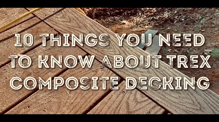 How to install Trex composite decking