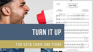 Turn it Up (Oh the Larceny) | SATB show choir | Arranged by Garrett Breeze (Sheet Music Preview)