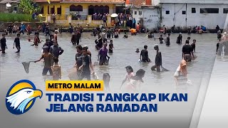 Sambut Bulan Ramadan, Ratusan Warga di Tasikmalaya Ramaikan Tradisi Ngubyak Balong