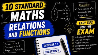 10 standard maths/ Relations and functions/ exercise 1.1/question5 #studieswithkani#maths