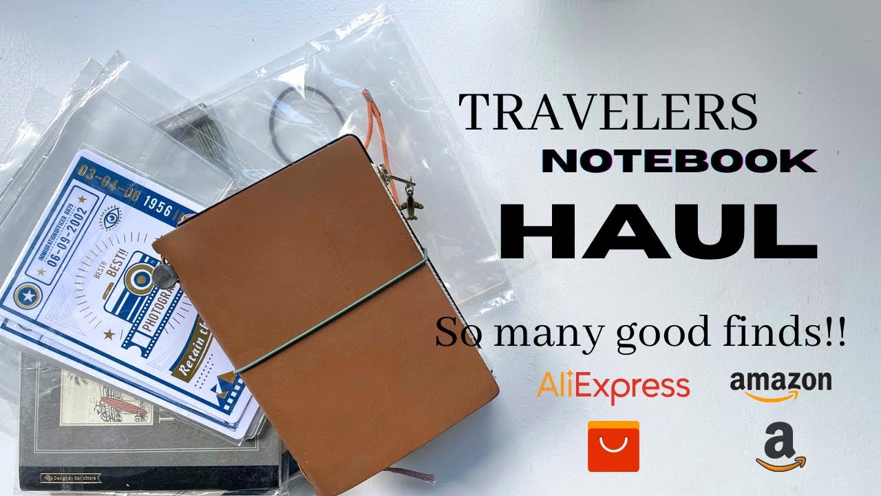 Travelers Notebook Haul | so many amazing finds! clear TN covers, archiving binder, pencil board etc