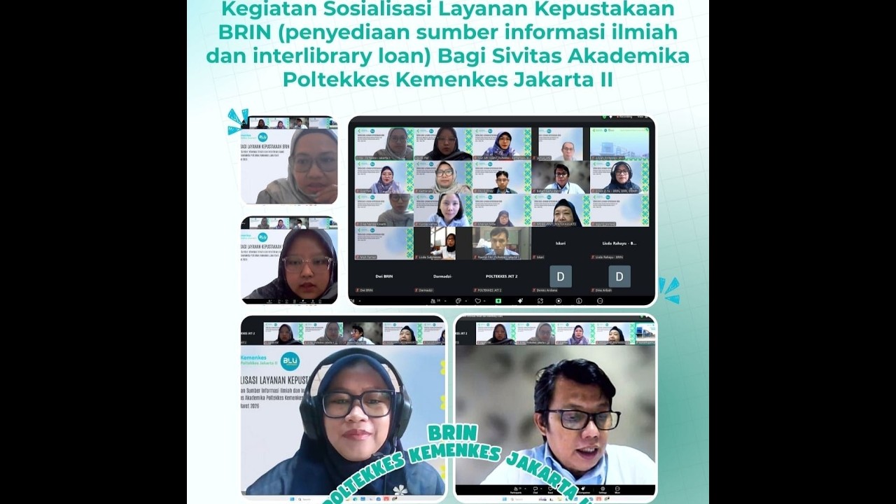 SOSIALISASI LAYANAN KEPUSTAKAAN BRIN