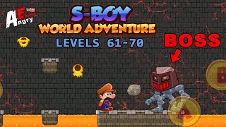 Sboy World Adventure - Levels 61-70 + BOSS / Gameplay Walkthrough (Android Game) screenshot 4