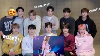 The boyz reaction to Rose Pretty Savage Coachella (fanmade)