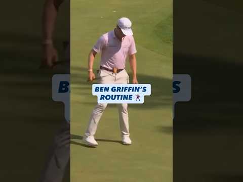 Ben Griffin’s got a little two-step in the putting routine 😂🕺