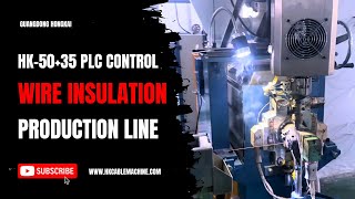 Hk-5035 Plc Control Wire Insulation Line Lan Cable On-Site At Lebanon Clients Factory