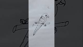 parrot drawing#youtube short video #viral video challenge #art #everyone good evening
