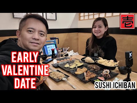 SUSHI ICHIBAN EARLY VALENTINE DATE | BUHAY CANADA VLOG#82