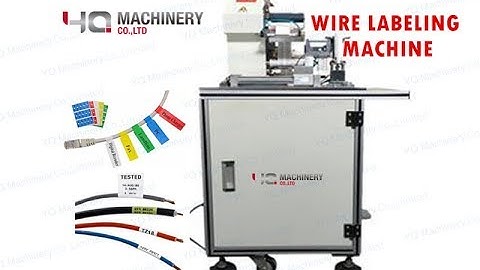 Wire flag labeling machine clip video|semi automatic cable label applicator