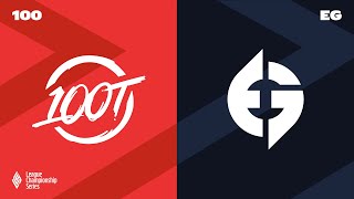 100 vs EG | Week 6 | LCS Summer Split | 100 Thieves vs Evil Geniuses (2021)