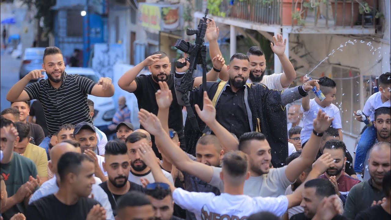 استقبال ناااري للفنان بهاء الجلاد 💥 زفة العريس علي رياحي 💥 بلاطة 2023