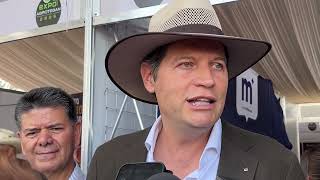 Alfonso Martínez inaugura la Expo Agrotegan y lanza crítica al Gobierno Federal.